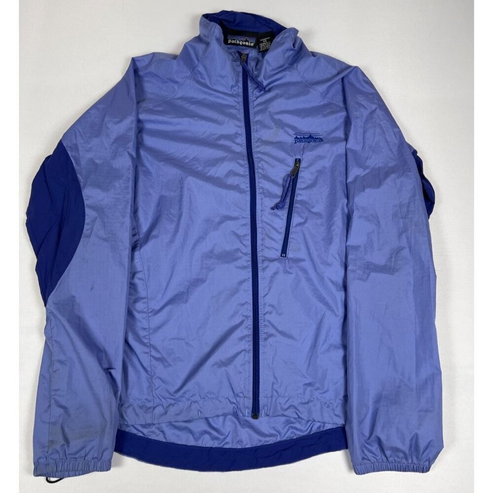 Patagonia Women’s XS Purple Lightweight Full Zip Hooded Windbreaker Jacket Trail
